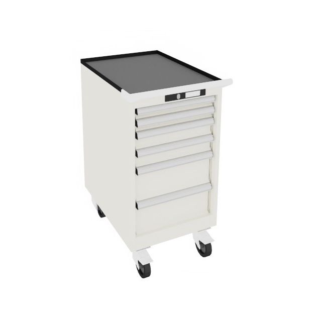 Schrank auf Rollen - 78.427.110 - LISTA - 6 Schubladen