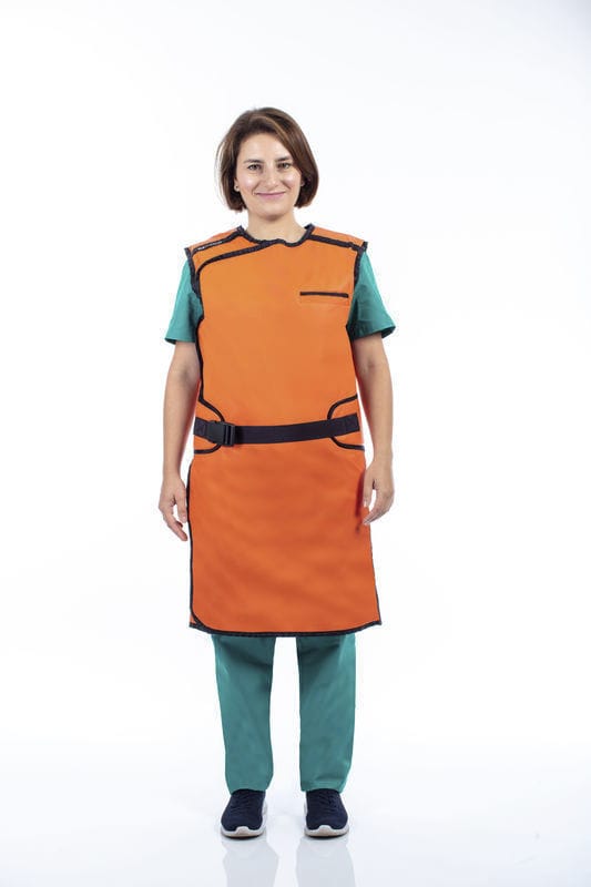 Produktbild von Bleischürze Mit Röntgenschutz – 0,5 Mm Pb, 122x60 Cm, Klettverschluss, Für Zahnmedizin & Klinik