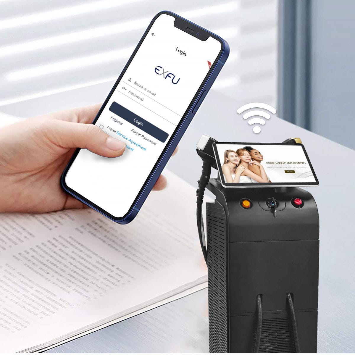 Laser für Epilation V19 ShanDong EXFU Lasers Technology NdYAG