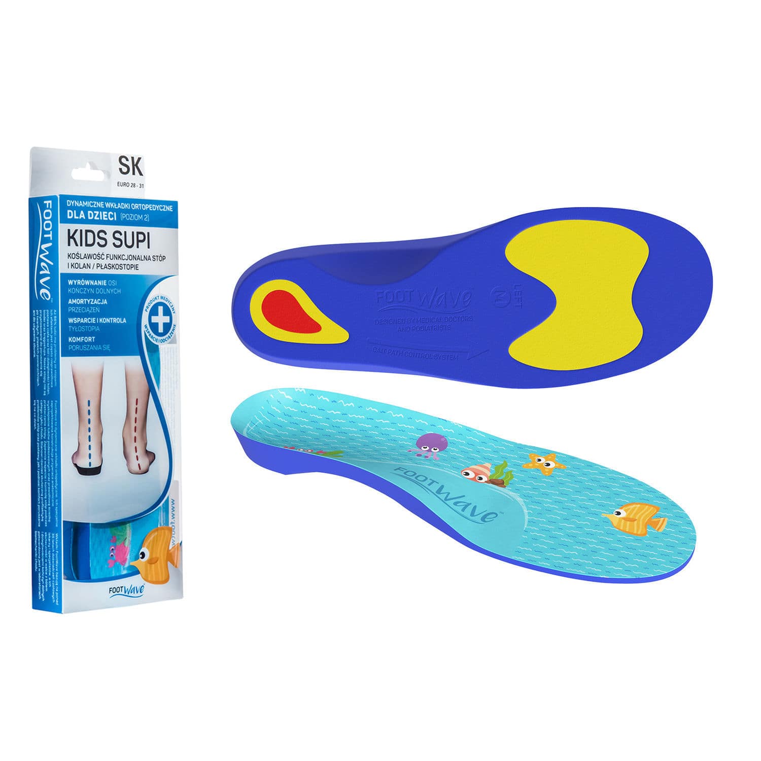 Orthopädische Einlegesohlen / Fersenkissen - FootWave™ - Quergewölbestütze / Für Erwachsene