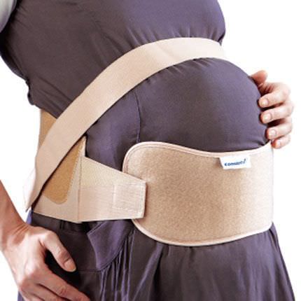 Bauchstützgürtel Schwangerschaft Mit Schultergurten - Schwangerschaftsbandage Gegen Rücken- & Beckenschmerzen - Größe L