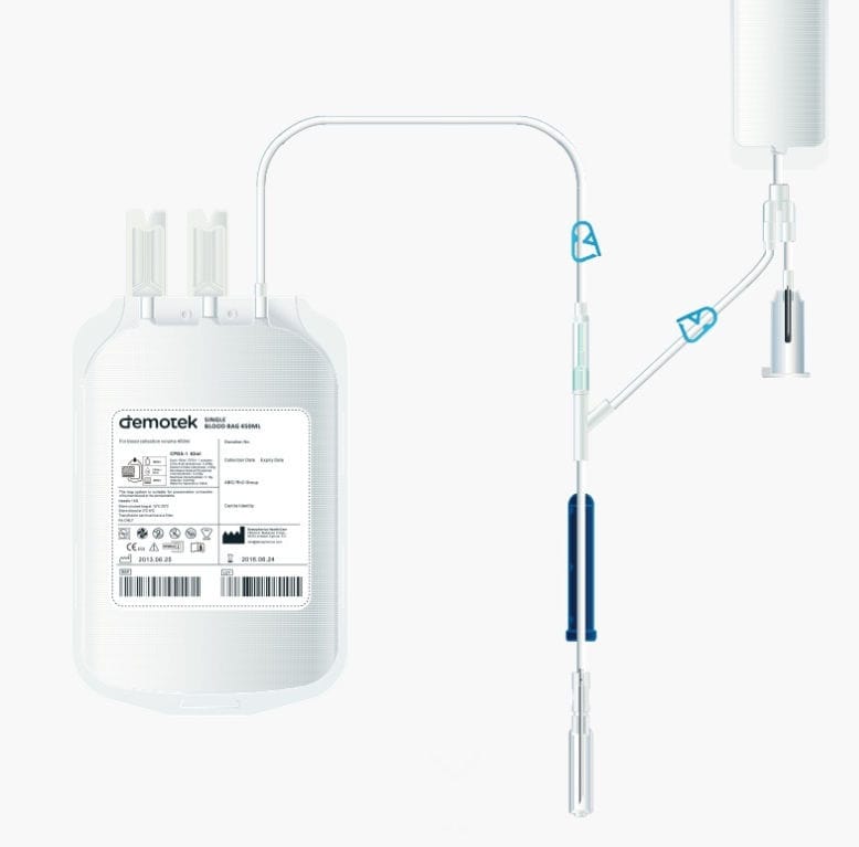 Einfacher Blutbeutel Bbs0 Series Demophorius Healthcare