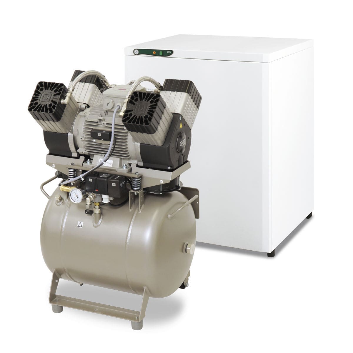 Kompressor für Zahnmedizin - DK50 4VR/50 - EKOM spol - Kolben / 4 ...