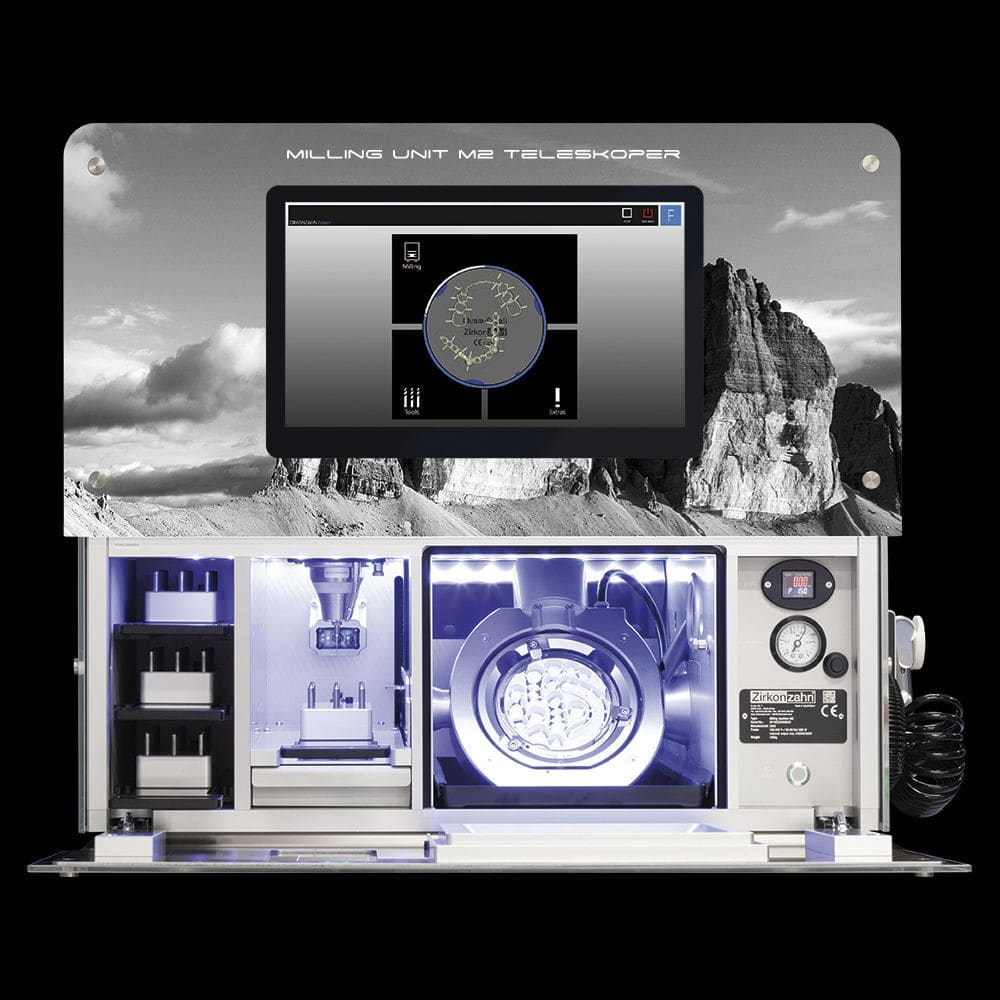 CAD/CAM-Fräsgerät - M2 Teleskoper - Zirkonzahn - für Zahnmedizin / für ...