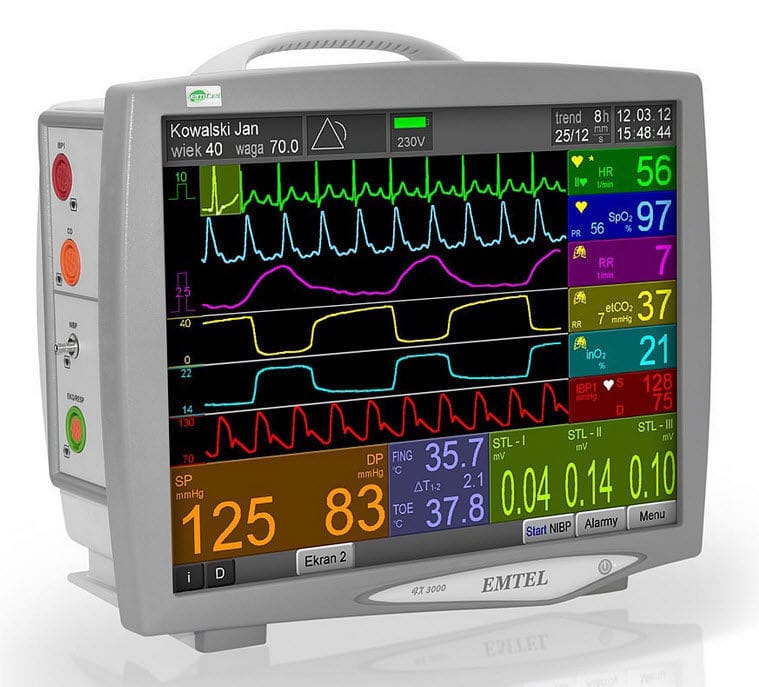 MultiparameterMonitor / EKG FX 3000 EMTEL Śliwa sp.k. RESP