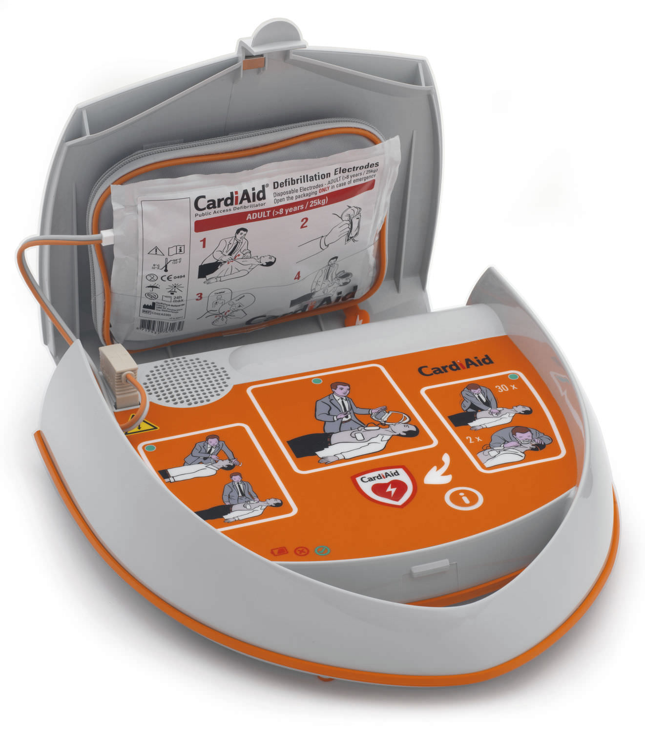 Halbautomatischer externer Defibrillator CardiAid Cardia