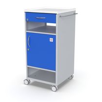 Nachttisch auf Rollen / Schubladen