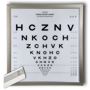 Sehprobentafel mit Hintergrundbeleuchtung 1