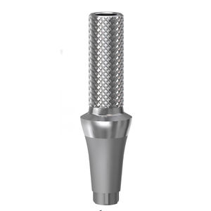gerades Implantat-Abutment / Titan / Innen / temporär