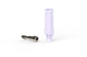 Implantat-Abutment / mit Außenverbindung 1