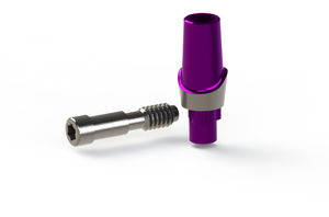 Implantat-Abutment / mit Außenverbindung 1