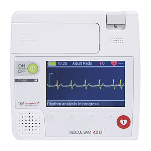 halbautomatischer externer Defibrillator