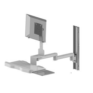 wandmontierter Computer-Arbeitsplatz 1