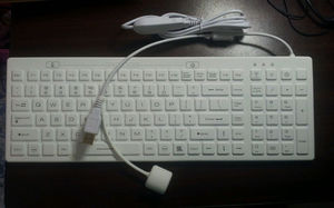Medizinische Tastatur / mit Ziffernblock