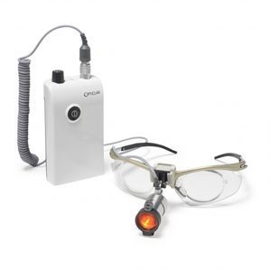 LED-Stirnleuchte / Akku / mit tragbarer Lichtquelle