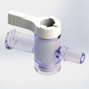 Infusionsverbinder mit Absperrhahn