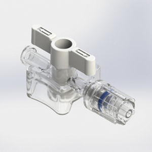 Infusionsverbinder mit Absperrhahn