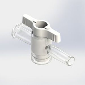 Infusionsverbinder mit Absperrhahn