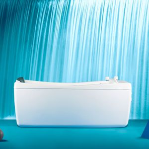 Badewanne für Wassermassage / mit Chromatherapie-Lampen 1