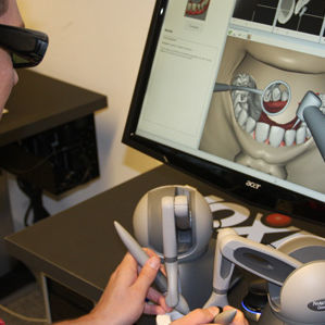 Zahnmedizin-Simulator / Arbeitsstation / in Virtuell-Realität