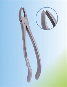 Dentale Extraktionszange / für obere Schneidezähne