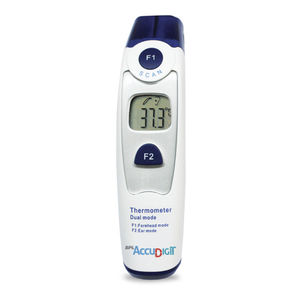 medizinisches Thermometer / Infrarot / Ohrmessung / Stirn