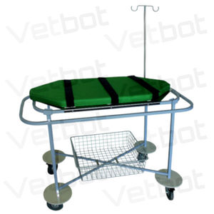 Transport-Fahrtrage / manuell verstellbar / Veterinär / mit abnehmbarer Auflage