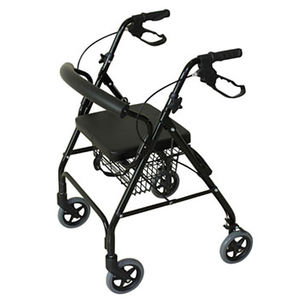 4-Rollen-Rollator / Sitz / mit Korb / höhenverstellbar