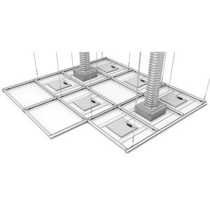 Modulares Deckenelement für Reinraum 1