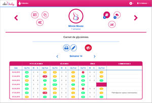 Web-Anwendung / Analyse / überwacht / für Diabetes-Telemonitoring / medizinisch