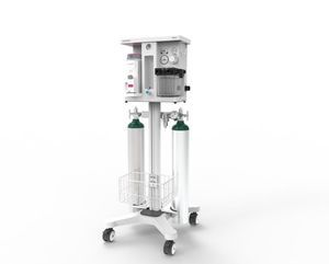 Anästhesiearbeitsplatz für Veterinärmedizin / Rollenstativ 1