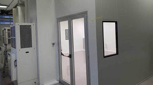 Wandverstärkung für Reinraum 1