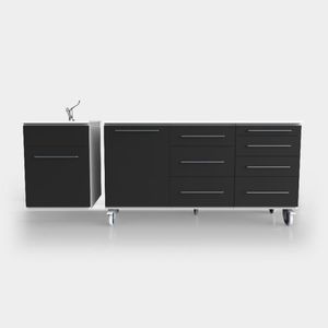 Schrank für zahnärztliche Instrumente