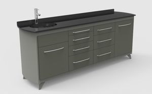 Schrank für zahnärztliche Instrumente