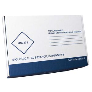 Verpackungsbox für biologische Proben