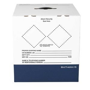 Verpackungsbox für biologische Proben 1