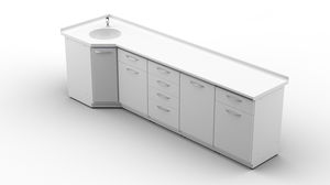 Schrank für zahnärztliche Instrumente 1