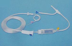 Infusionsset mit Y-Verbinder