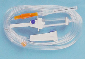 Infusionsset mit Y-Verbinder
