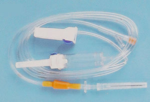 Infusionsset mit Y-Verbinder