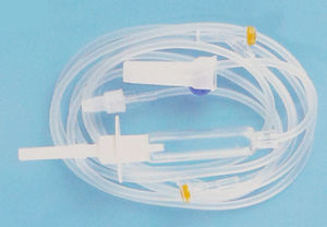 Infusionsset mit Y-Verbinder