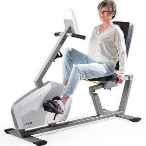 Heimtrainer / halbliegende Position