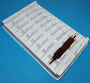 Tablett für Ampullen
