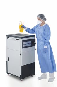 Labor-Abfallaufbereitungssystem