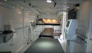 Mobile Krankenstation / für chirurgischen Notfall 1