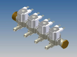 Magnetventil mit Servomotor