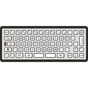 Tastatur mit Ziffernblock 1