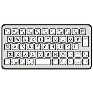 Tastatur mit Ziffernblock 1