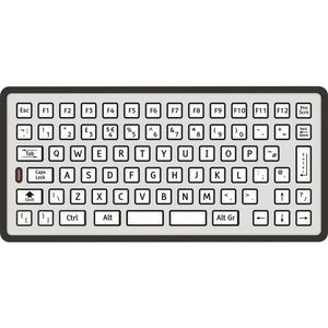 Tastatur mit Ziffernblock 1