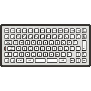 Tastatur mit Ziffernblock 1